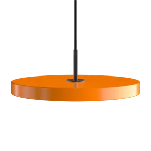 Umage - Asteria pendel m/ sort top - medium - Nuance orange (Ø43 cm)